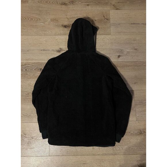 Nike Men's NSW Tech Fleece Sherpa Windrunner Jacket Black AQ2767-010 Size Medium - Picture 2 of 3